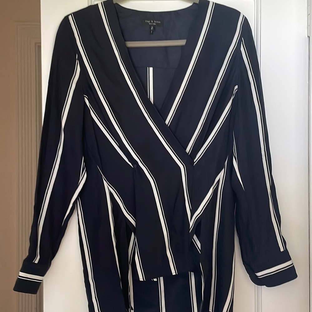 Blue and White stripped Rag and Bone size Small blouse